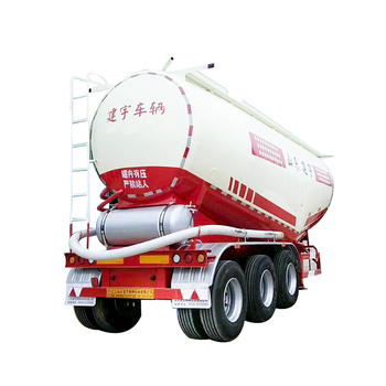 Cement bulk powder carrier truck for delivering cement powder