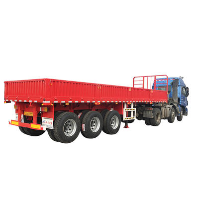 Best quality drop side semi cargo trailers for bulk cargo