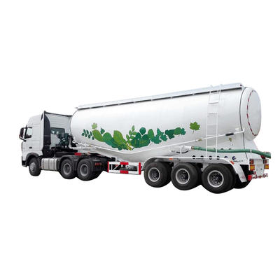 Bulk cement tanker semi trailer - Delivery for bulk cement
