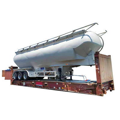 Bulk powder transport vehicle-bulk cement trailer and delivery for flour or other powder