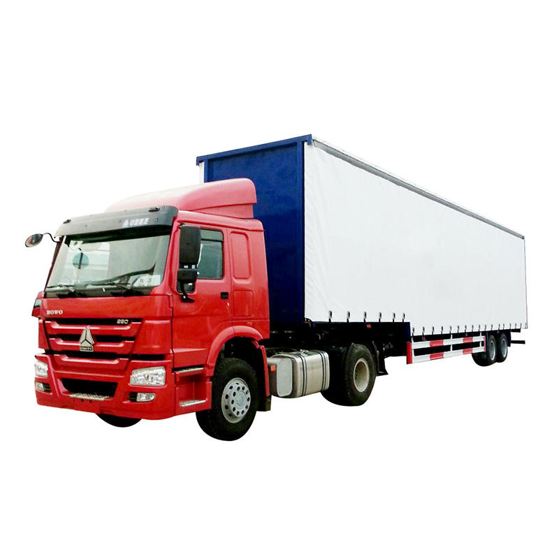 Curtain semi-trailer truck-delivery for light bubble goods and other bulk cargo