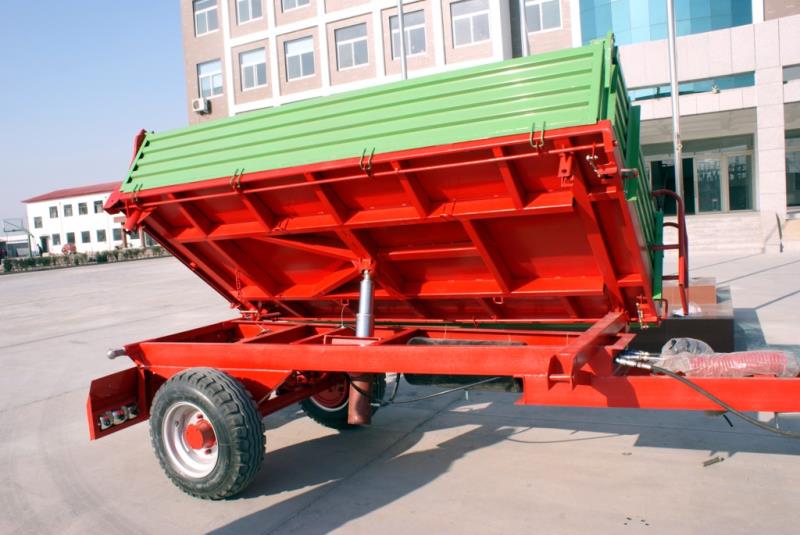 Genron top dump body trailer best manufacturer for truck-1