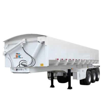 Side Tipper Semi Trailer - Delivery for sands and stone