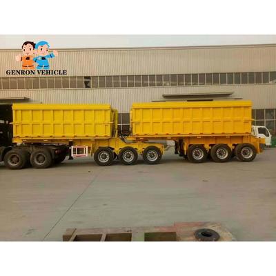 Super Link Side Dump Truck And Trailer - Delivery for Sands and Stone