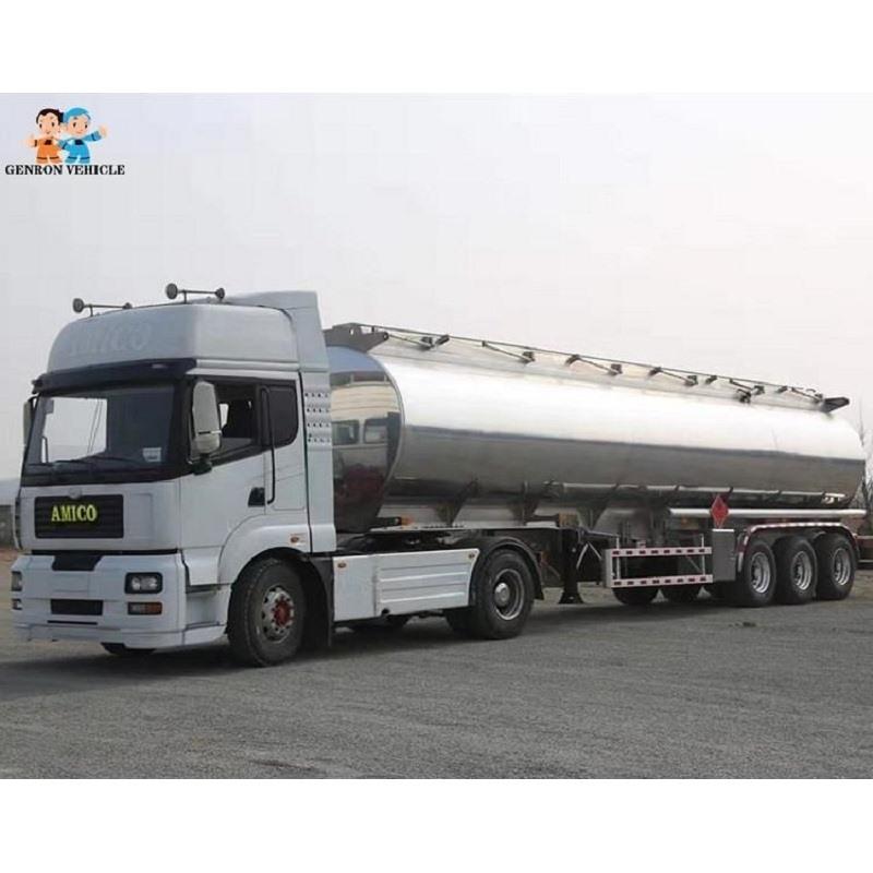Aluminium oil tanker semi trailer Transport for Oil/Fuel and Diesel