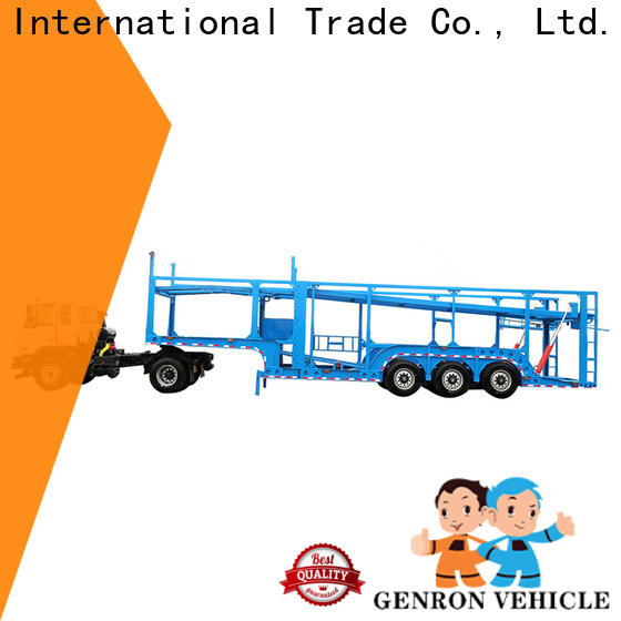 Genron semi car hauler trailer from China for vehicle