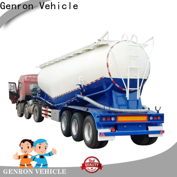 Genron top selling cement semi trailer directly sale for promotion
