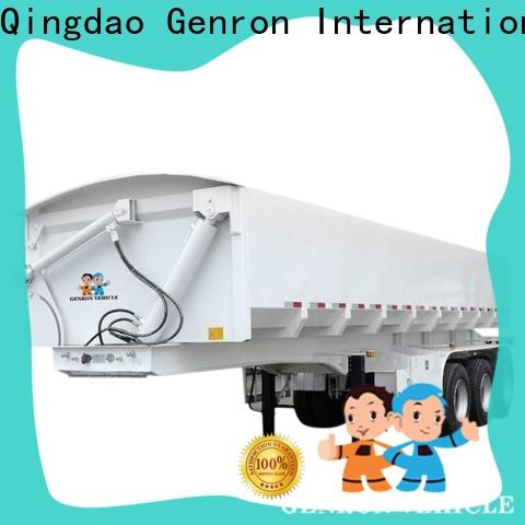 Genron dump bed trailers supply for trailer