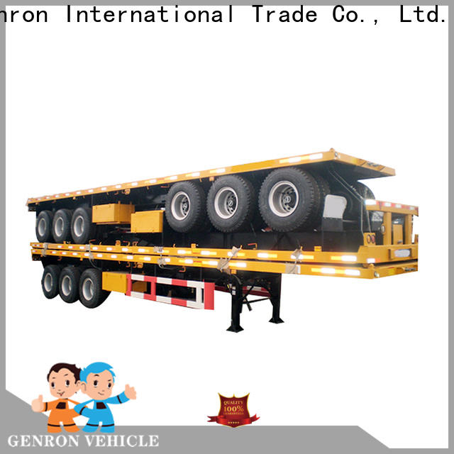 Genron high-quality container transport semi trailer supply for promotion