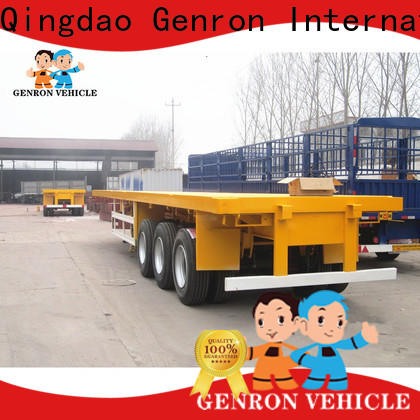 top quality 45T skeleton semi trailer inquire now for transport goods