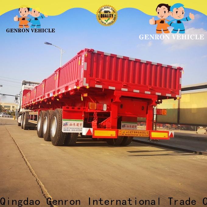 Genron hot selling Drop side semi trailer from China bulk buy