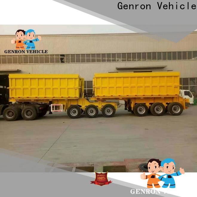 Genron practical tractor trailer dump truck company for sale