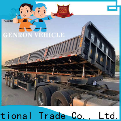 Genron durable 40 foot dump trailer inquire now for sale